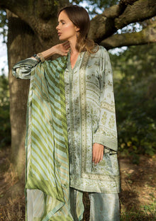 Winter - Sobia Nazir - Satin Edit - Unstitched 25 - SU#02 photo 4