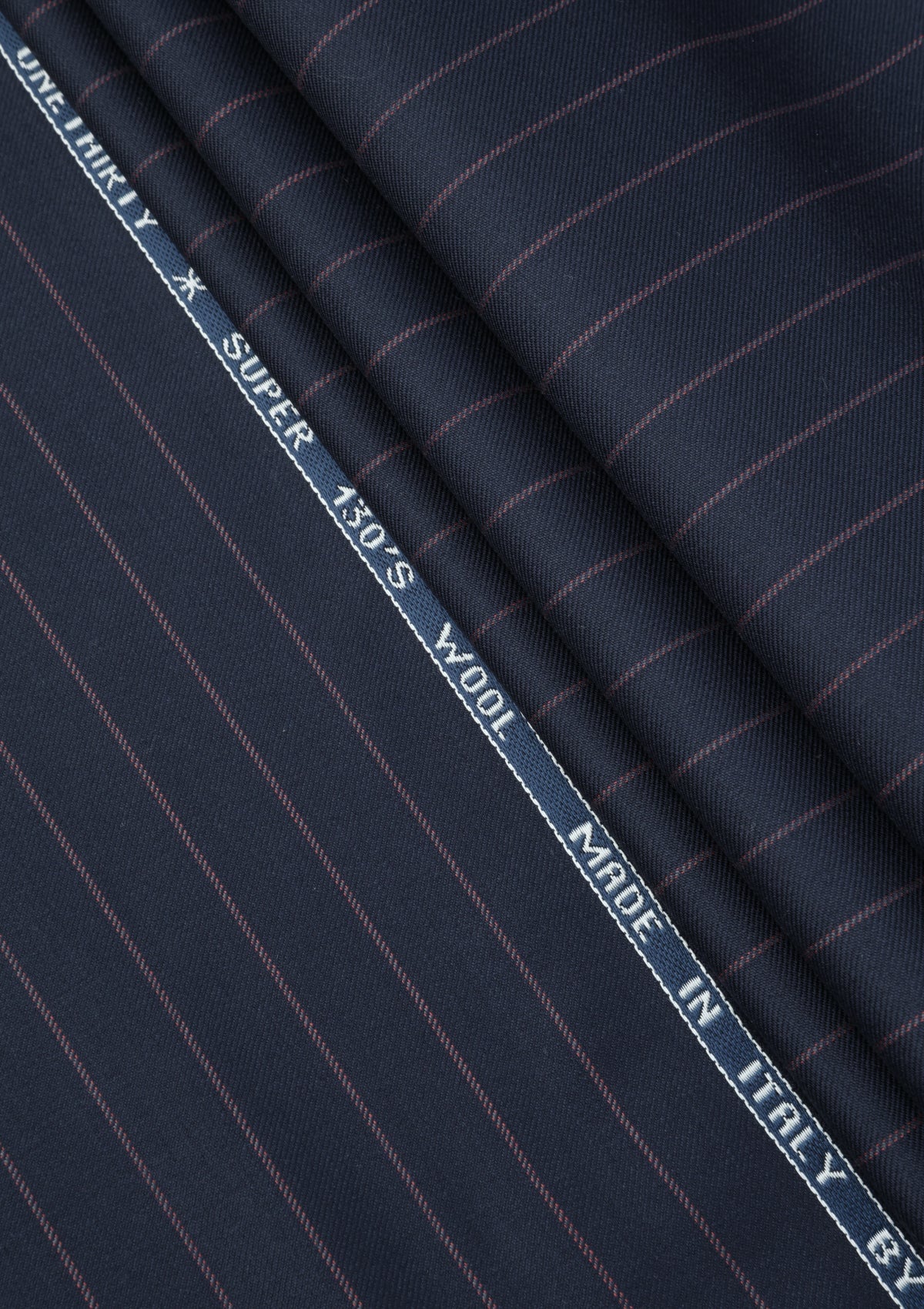 Guabello Super 130's Wool Fabric - Blue photo 2