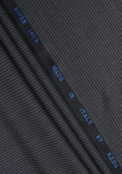Reda Superior Super 140'S Wool Fabric - Charcoal Grey photo 1