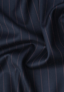 Guabello Super 130's Wool Fabric - Blue photo 3