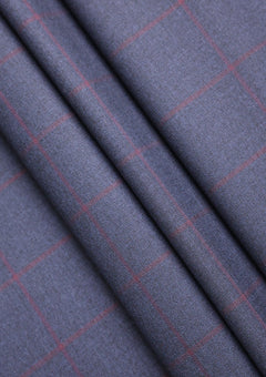 Cerruti Prestige Lanificio Super 130's Wool Fabric D#02 - Royal Blue photo 2