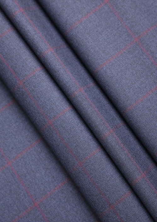 Cerruti Prestige Lanificio Super 130's Wool Fabric D#02 - Royal Blue photo 2