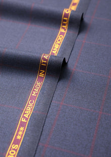 Cerruti Prestige Lanificio Super 130's Wool Fabric D#02 - Royal Blue photo 3