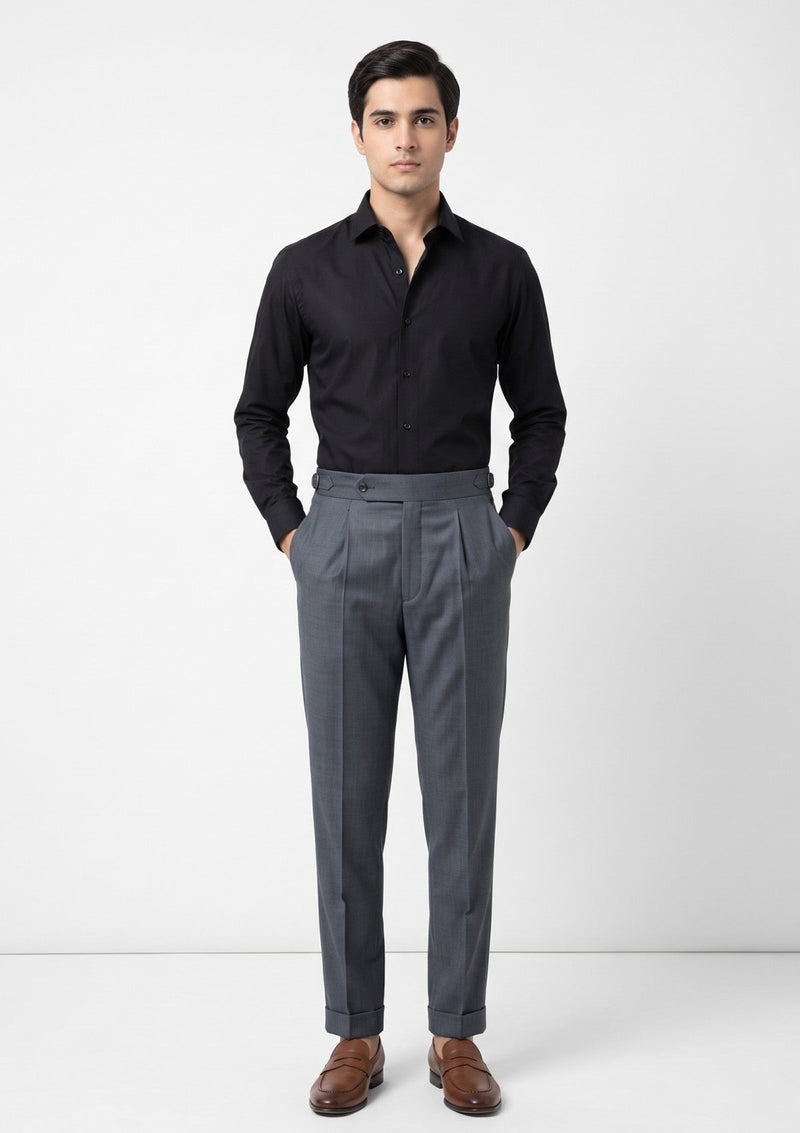 Vitale Barberis Canonico Super Fine Wool Fabric - L Grey