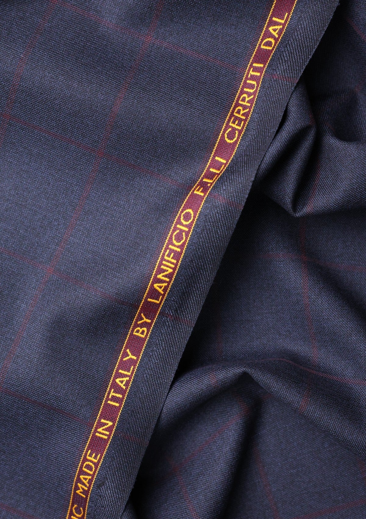 Cerruti Prestige Lanificio Super 130's Wool Fabric D#02 - Royal Blue photo 4