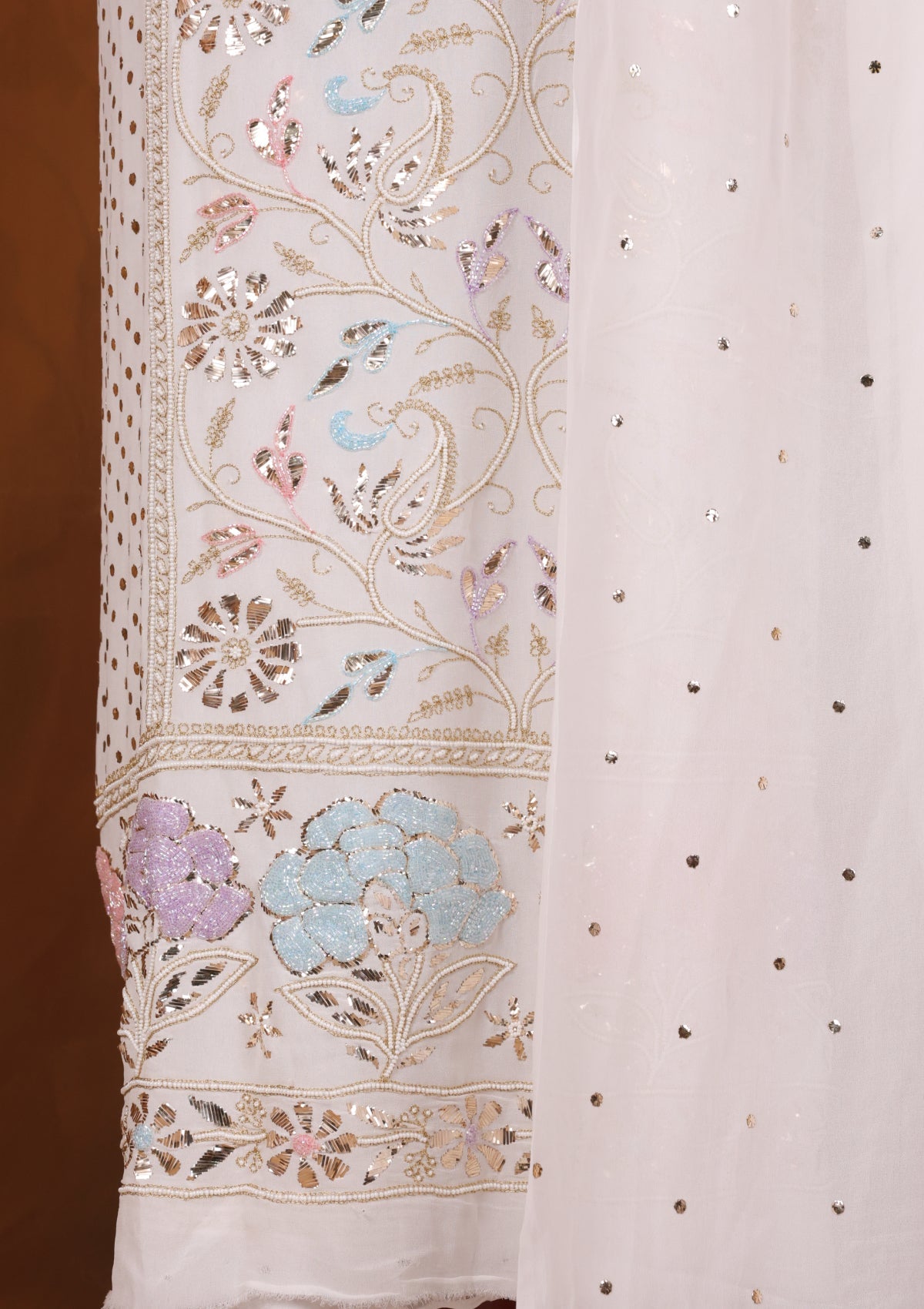 Formals - Bahawalpur Pehnawa - Georgette Chiffon - 2 Piece - D#16 - photo 3