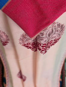 Pashmina Ari Work Shawl D#06 - Off White photo 4
