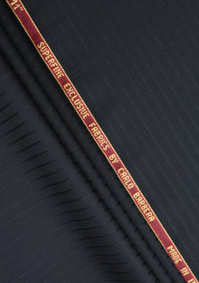Carlo Barbera Riserva Superfine Exclusive Wool Fabric - B Black image 2