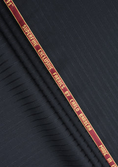 Carlo Barbera Riserva Superfine Exclusive Wool Fabric - B Black image 2