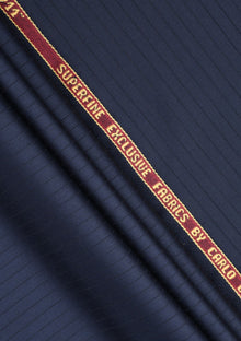 Carlo Barbera Riserva Superfine Exclusive Wool Fabric - Blue image 2