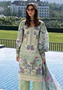 Lawn - Elaf Premium - Signature Embroidered Prints 26 - ESA#06B - EVELINE WHISPER photo 3