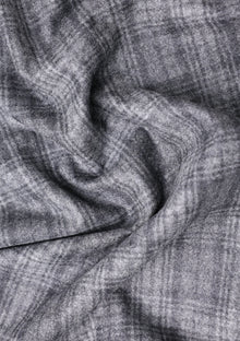 Ermenegildo Zegna 14 Mil Mil Wool, Silk & Cashmere 230 GR - Charcoal photo 2