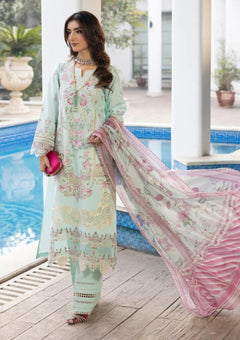 Lawn - Marwat Textiles - Gulmina - Dilkash 26 - D#04 - IQRA image 1