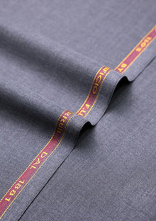 Cerruti Metallizzato Super 130's wool Fabric D#01 - Medium Grey photo 3