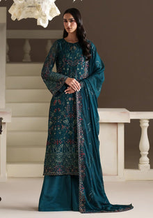 Formals - Emaan Adeel - Modern Heirloom Unstitched Chiffon 26 - ANTIQUE CHARM photo 1