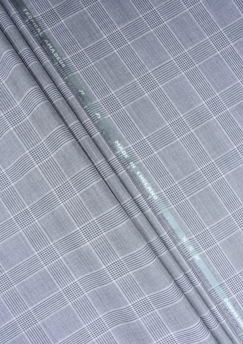 Dormeuil Tropical Amadeus Wool Fabric - B Grey photo 2