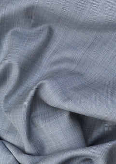 Reda Super 110'S Sharkskin 270 GM Wool Fabric - Grey photo 2