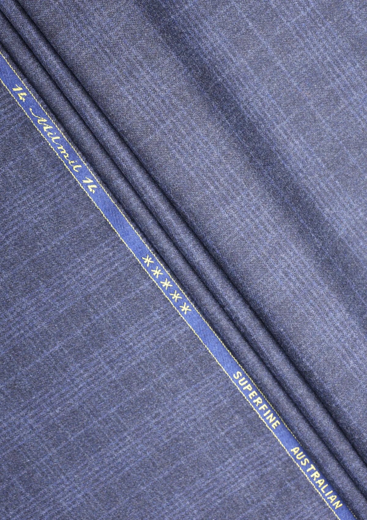 Ermenegildo Zegna 14 Mil Mil Wool, Silk & Cashmere 280 GR - Blue photo 1