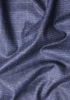 Ermenegildo Zegna 14 Mil Mil Wool, Silk & Cashmere 280 GR - Blue photo 2