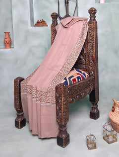 Pashmina Kashmiri Border Shawl D#169 - Skin photo 1