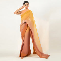 IASC 11 Digital Printed Chiffon Saree – product image 6