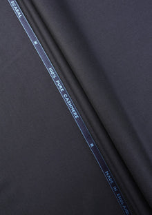 Scabal Super 100's Cashmere Sperior 230 GR Wool Fabric - N Blue image 1