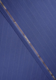 Drapers Sapphire Wool Fabric - P Blue photo 2