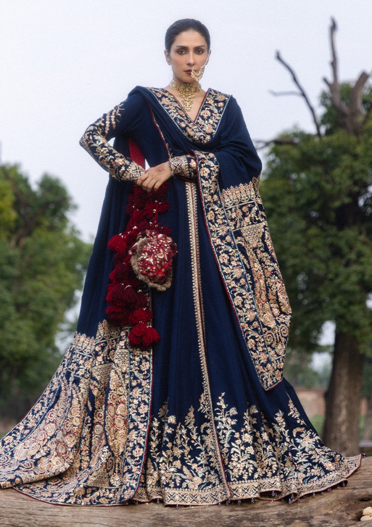 Formals - Hussain Rehar - The Doll House Festive Unstitched 26 - Neelum photo 1