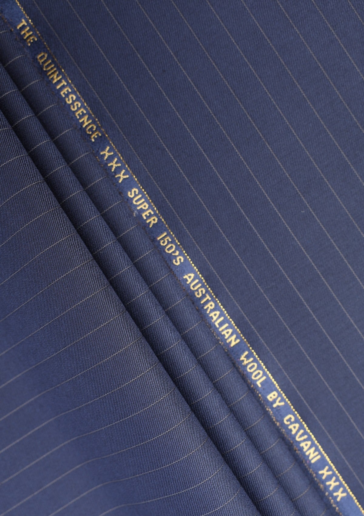 Cavani The Quintessence Super 150'S Wool - Navy Blue image 1