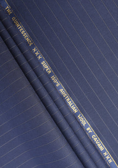 Cavani The Quintessence Super 150'S Wool - Navy Blue image 1