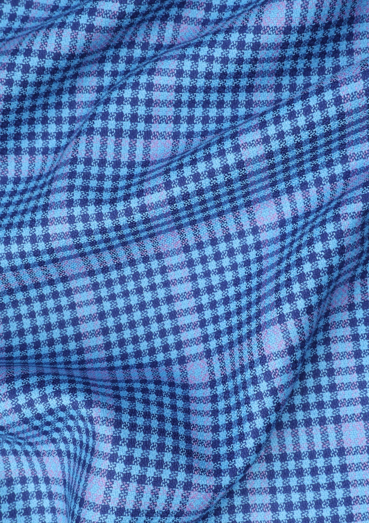 Holland & Sherry Merino Wool Fabric - L Blue photo 3