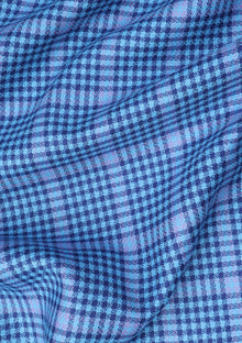 Holland & Sherry Merino Wool Fabric - L Blue photo 3