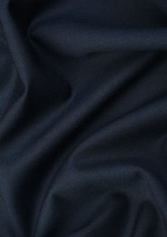 Reda Super 110'S Solid Weave 240 GM Wool Fabric - Blue photo 2