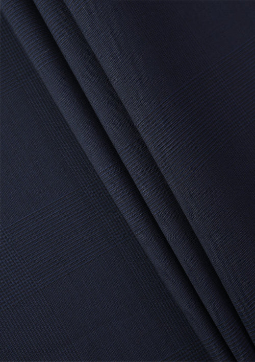 Drapers Vitale Light Panama Wool Fabric - N Blue photo 2