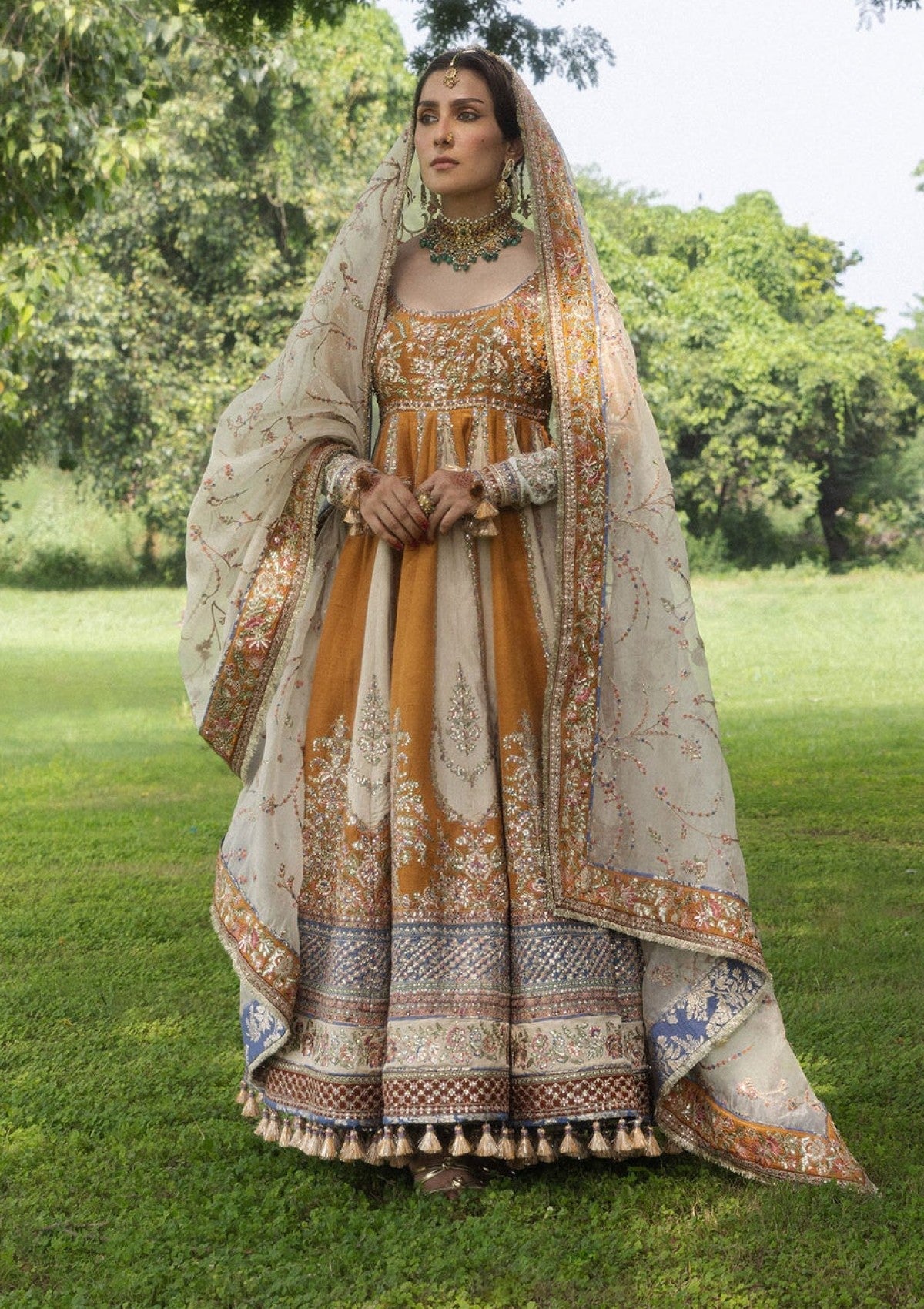 Formals - Hussain Rehar - The Doll House Festive Unstitched 26 - Mehru photo 4