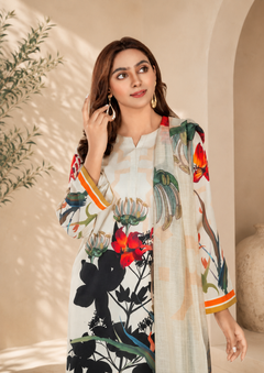 Coria Summer IALC-UF-27 Unstitched Lawn Suit