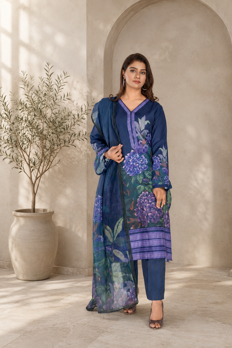 Coria Summer IALC-UF-28 Unstitched Lawn Suit