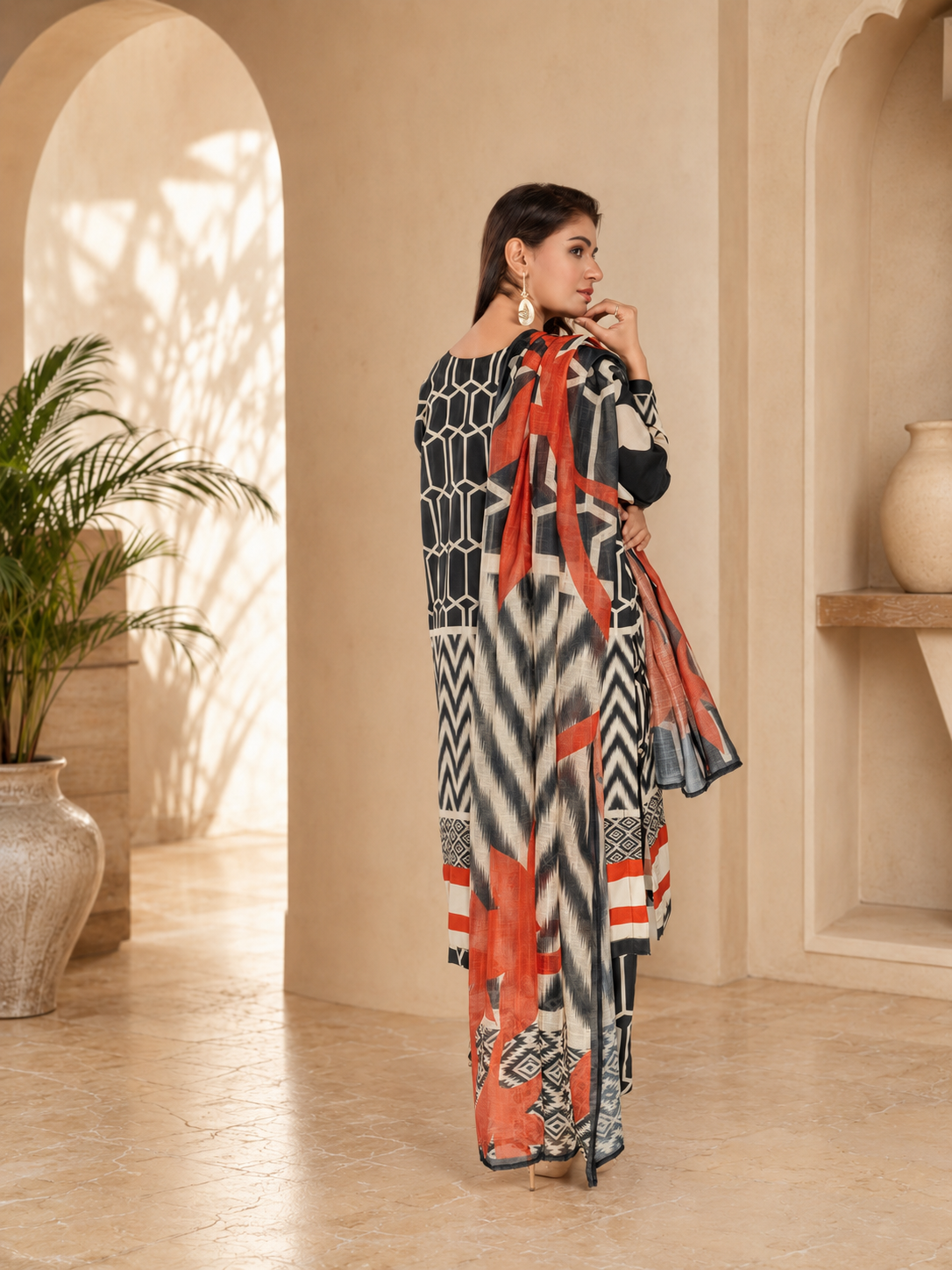 Coria Summer IALC-UF-30 Unstitched Lawn Suit
