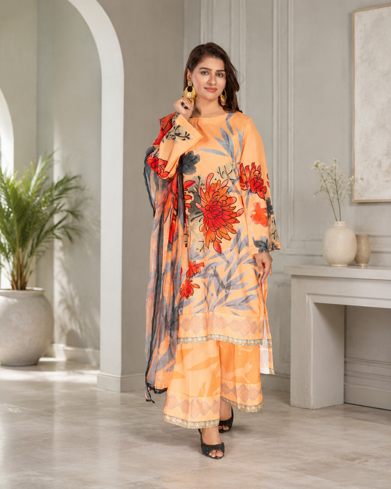 Coria Summer IALC-UF-32 Unstitched Lawn Suit