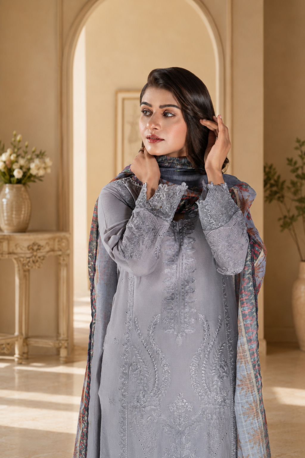 Elsa Summer IALC-UF-19 Unstitched Lawn Suit