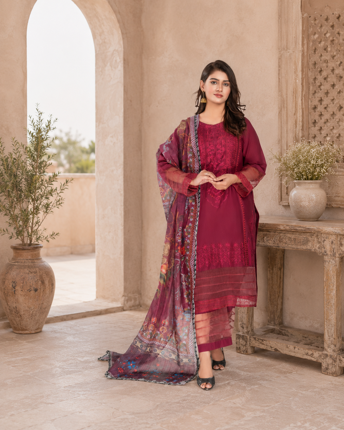 Elsa Summer IALC-UF-22 Unstitched Lawn Suit