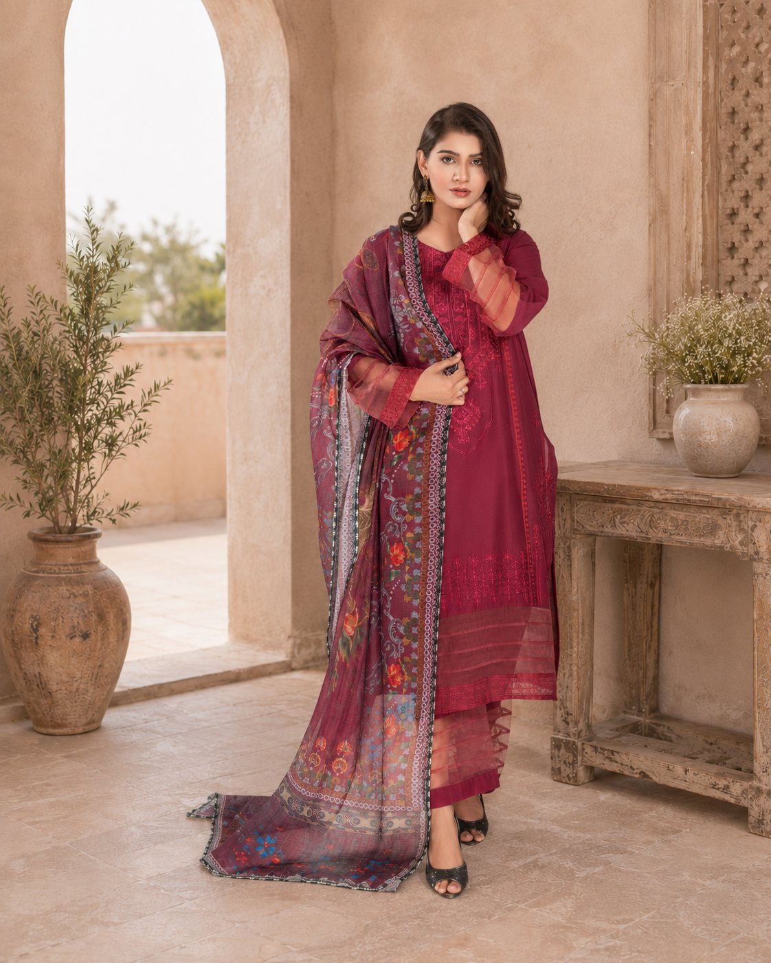 Elsa Summer IALC-UF-22 Unstitched Lawn Suit