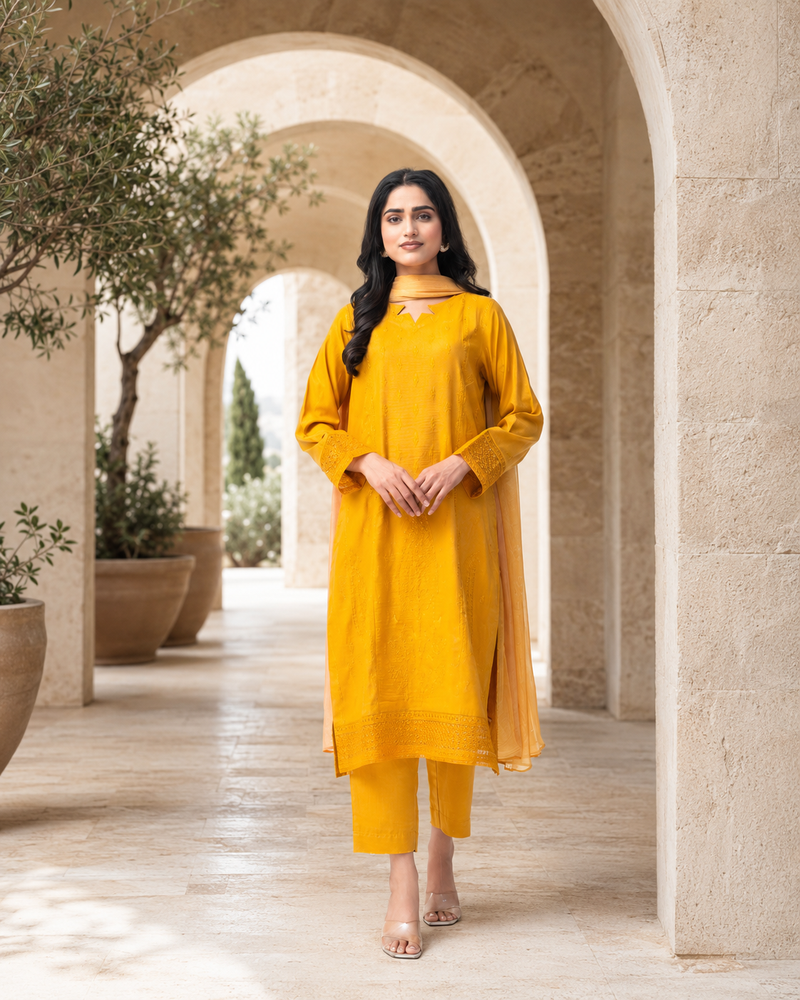 Isla Khaddar IAKC-UF-17 Ready-to-Wear Khaddar Suit