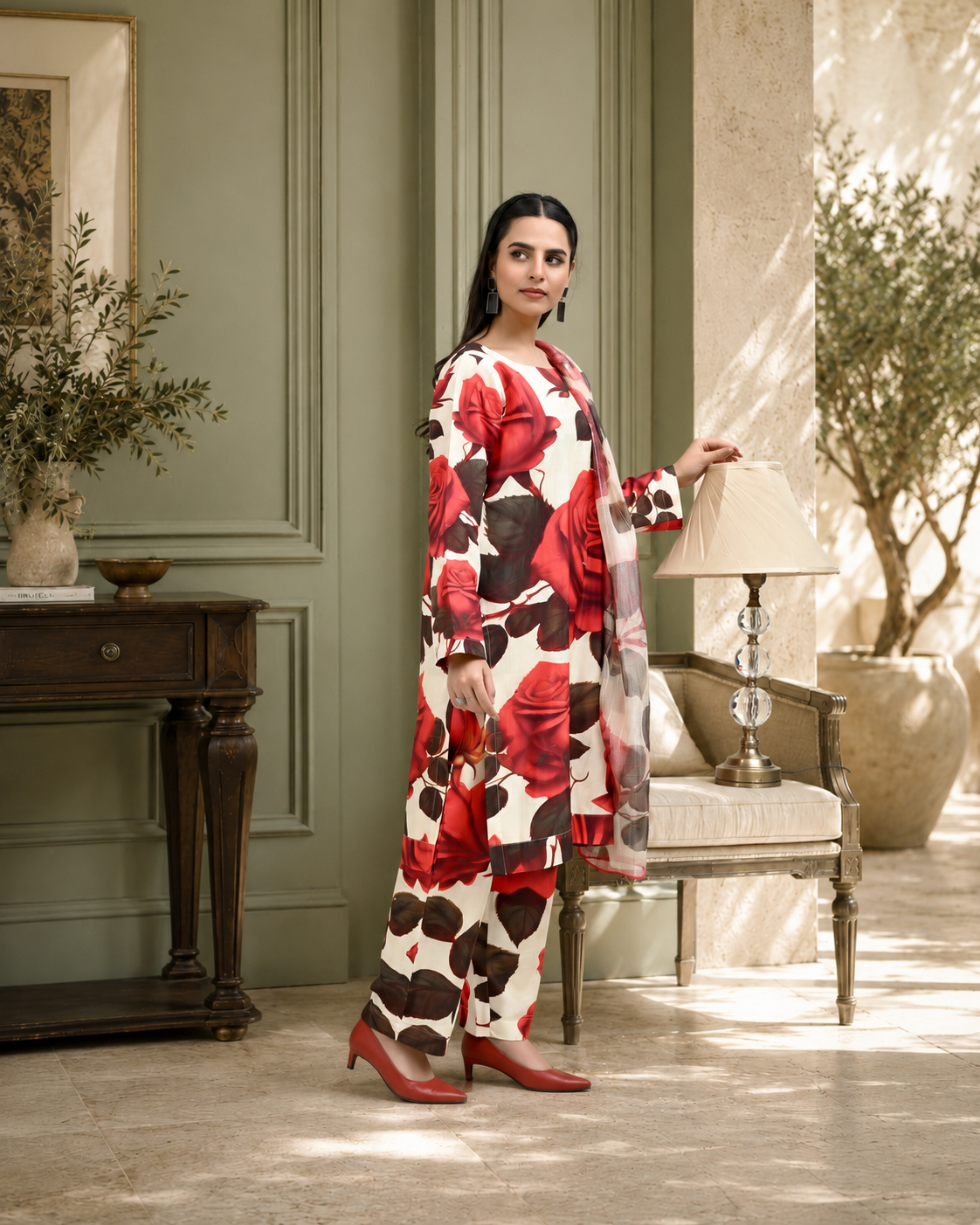 IAVD 07 Ready-to-Wear 3-Piece Raw Silk Suit