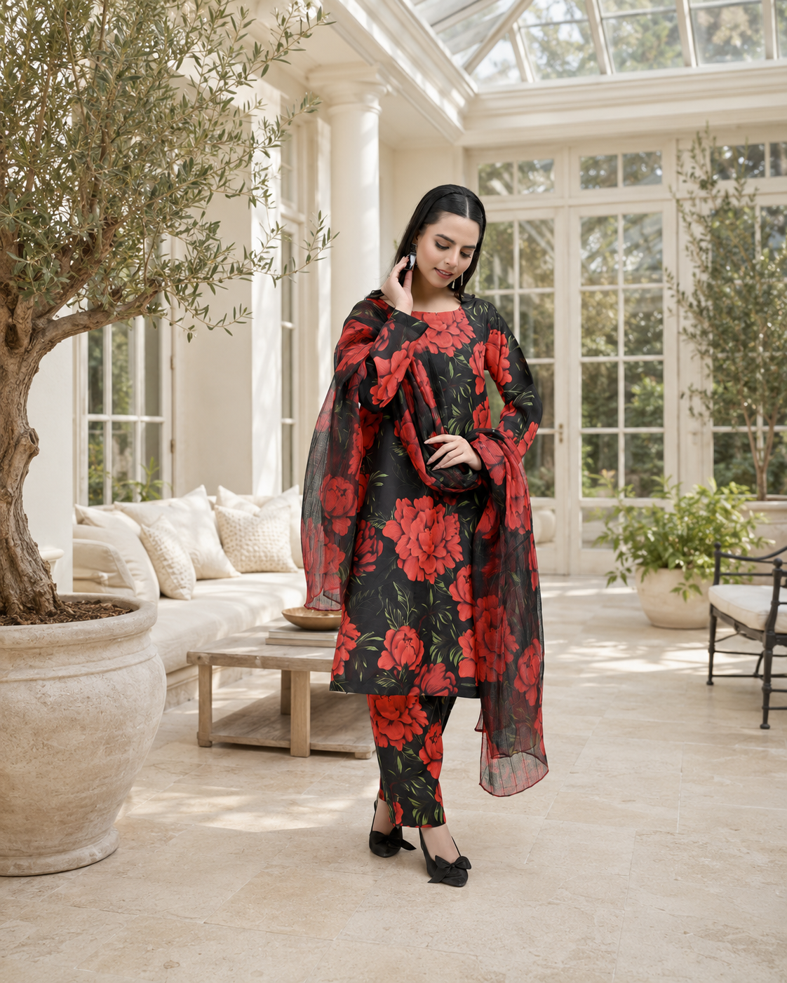 IAVD 06 Ready-to-Wear 3-Piece Raw Silk Suit