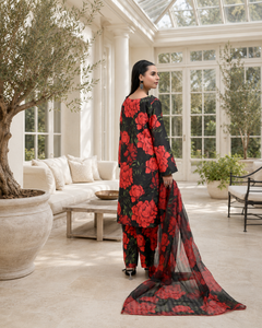 IAVD 06 Unstitched 3-Piece Raw Silk Suit