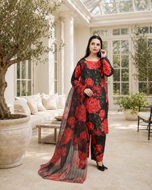 IAVD 06 Unstitched 3-Piece Raw Silk Suit