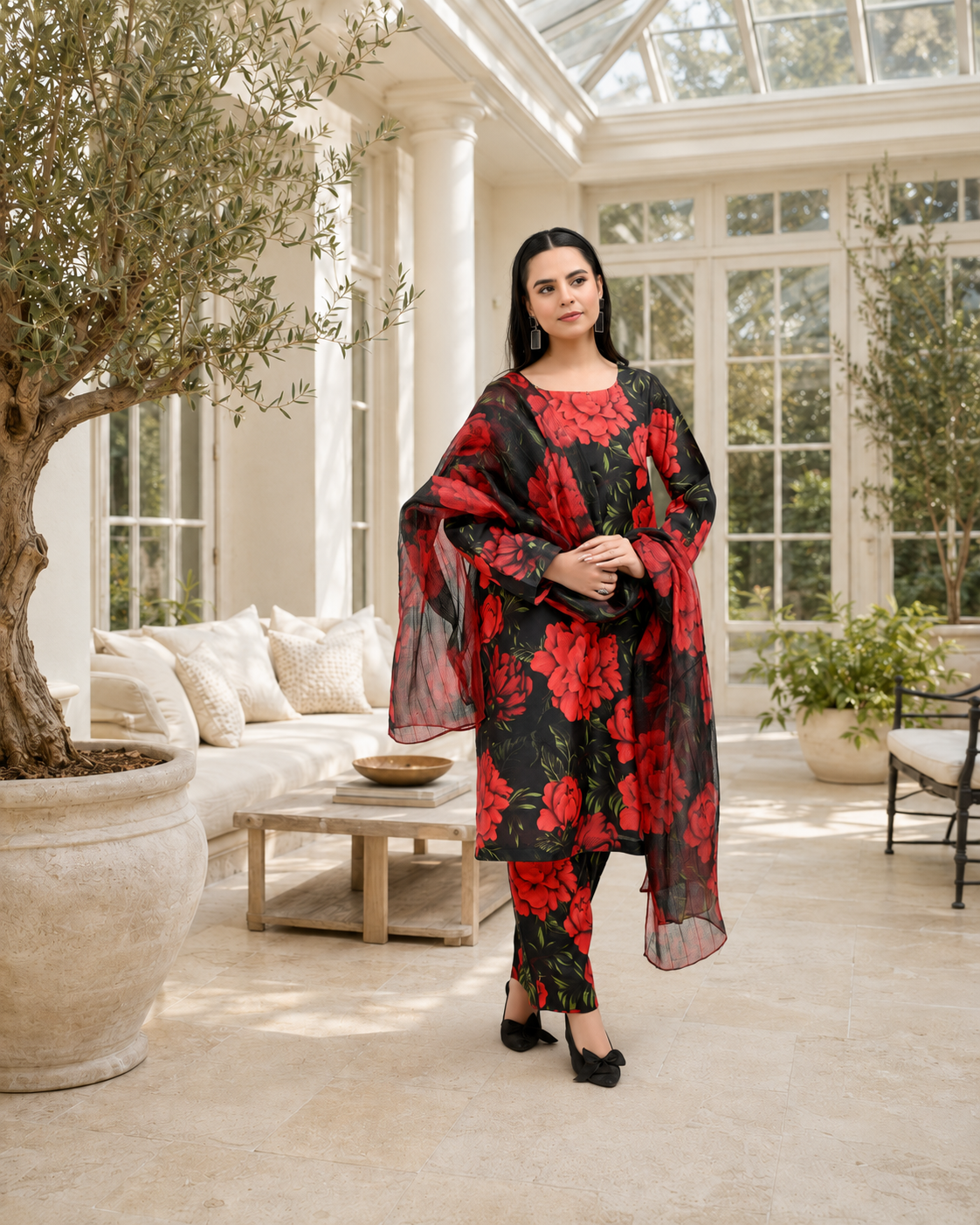 IAVD 06 Ready-to-Wear 3-Piece Raw Silk Suit