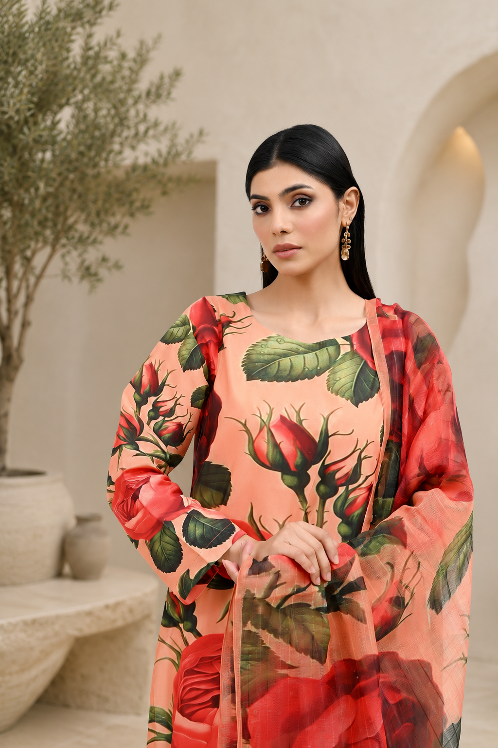 IAVD 05 Ready-to-Wear 3-Piece Raw Silk Suit