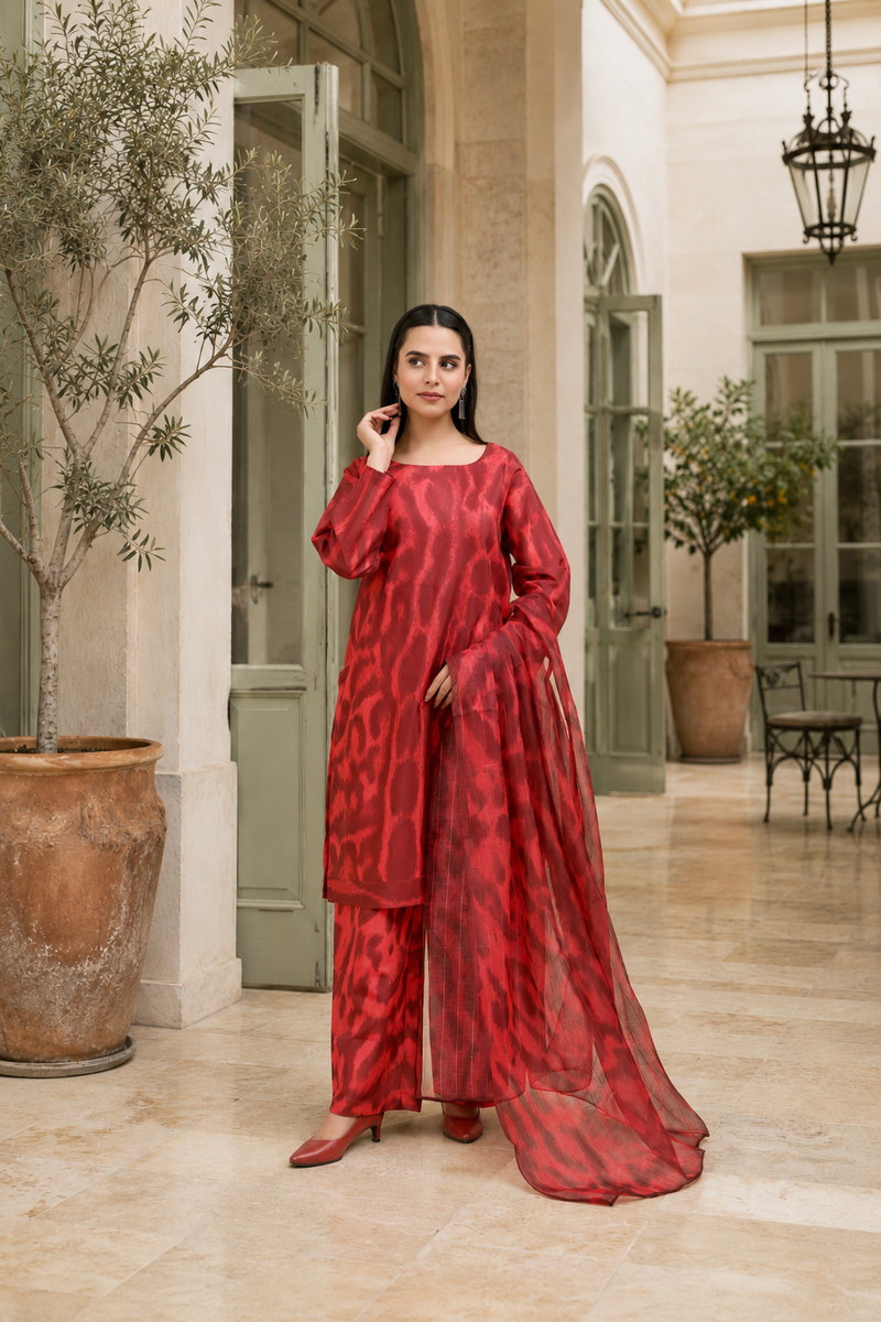 IAVD 04 Ready-to-Wear 3-Piece Raw Silk Suit